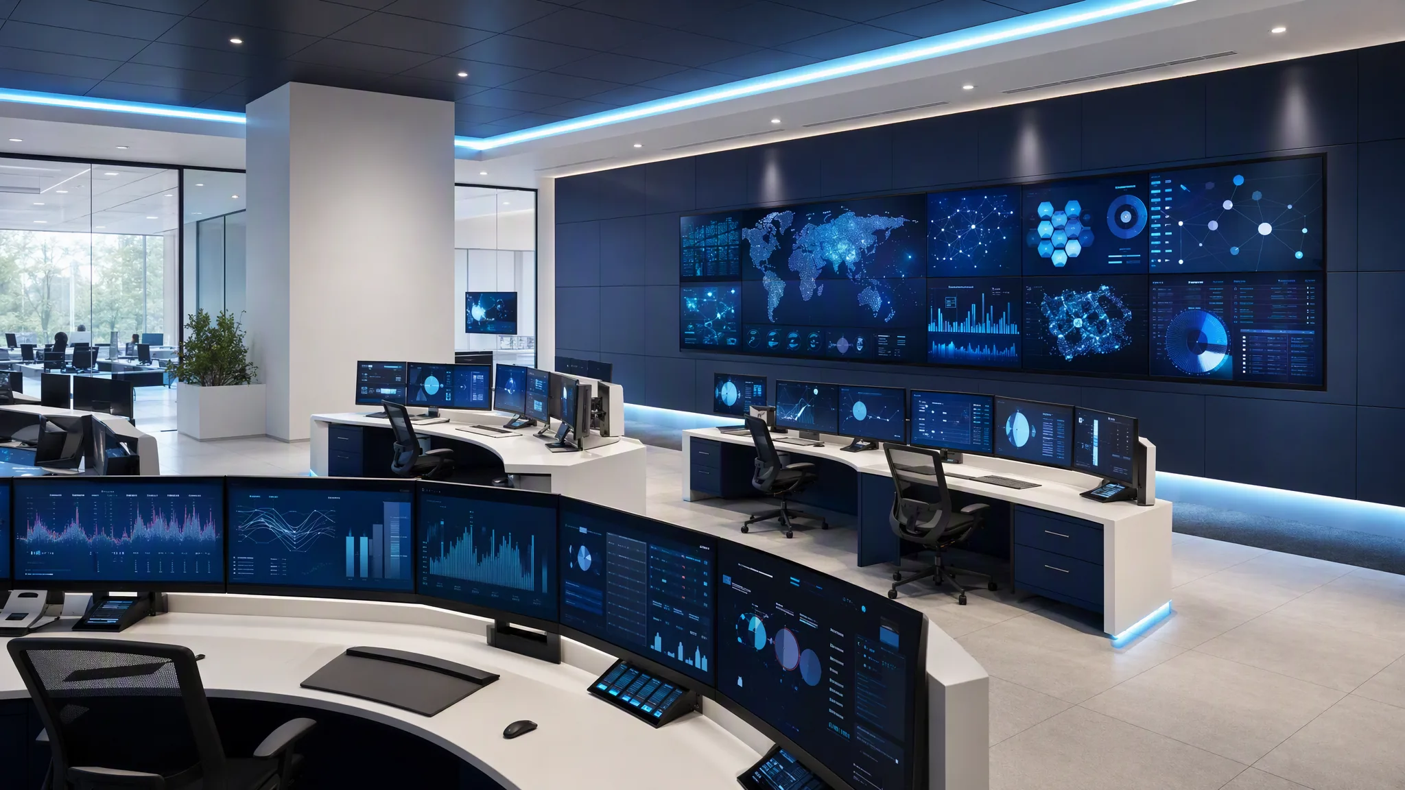10ms operations floor with live game monitoring